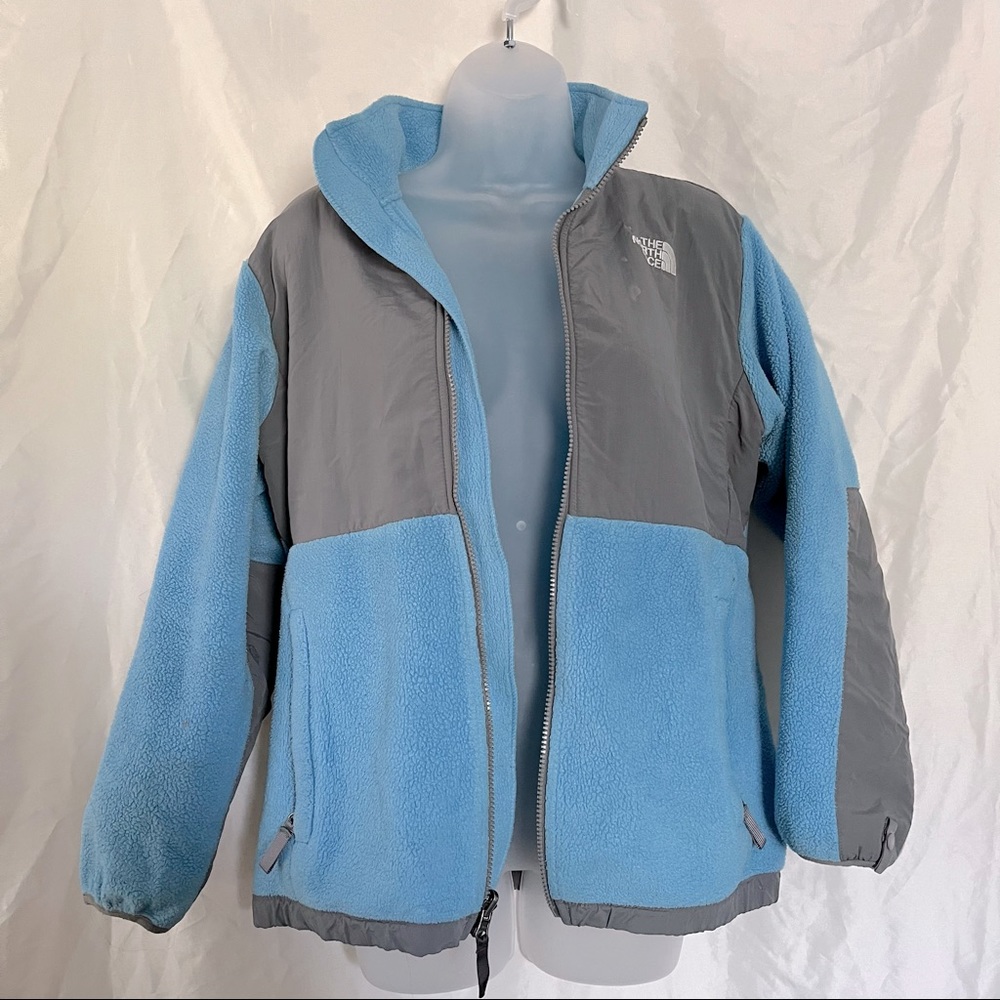 ☃️ North Face Kid’s Children’s Blue Fleece Jacket Coat